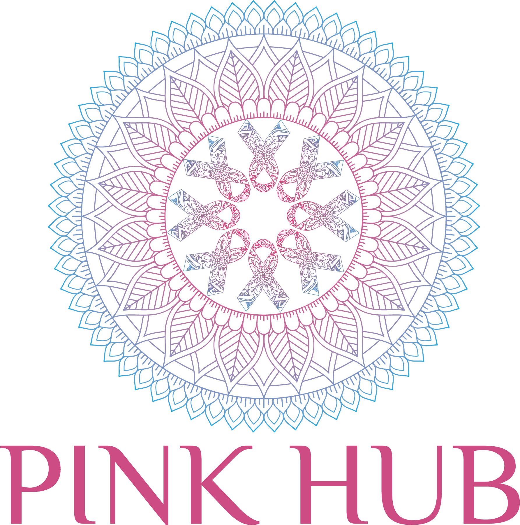 Pink Hub Mandala